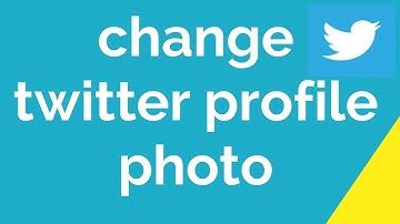 How to change or add profile photo to twitter account?