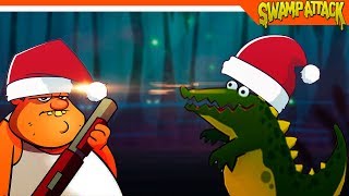 Swamp Attack ► НОВОЙ ГОД НА БОЛОТЕ 🎅🎄 Прохождение на русском