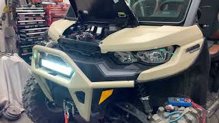 2023 Can Am Defender Lightbar Install