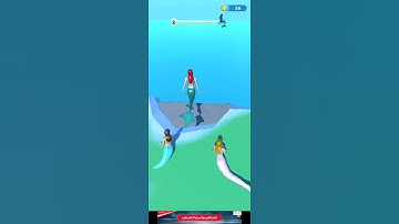 Mermaid Tail All-Levels Gameplay Android, iOS NEW EPDATE Mobilegame #shortsvideo