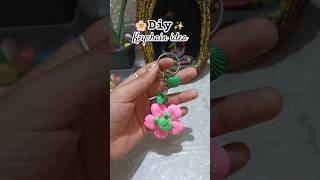 🌸 DIY Cute Flower Frog Keychain 🐸 | Handmade Clay Keychain | Easy Craft Idea#diykeychain #trending