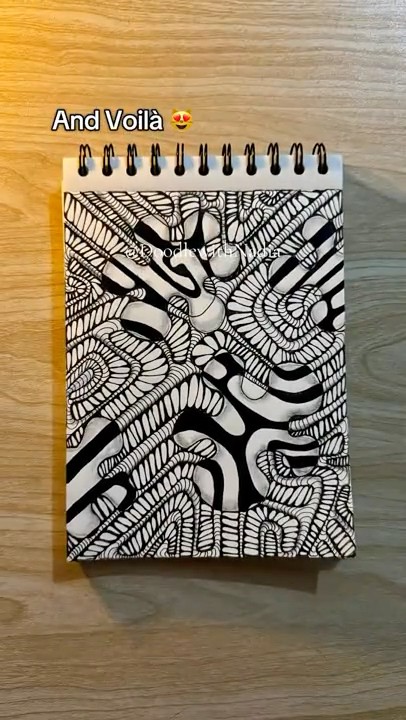 Amazing Doodle Tutorial 😻 Day 222 #doodlewithnadia #shorts #art #drawing #zentangle