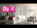 How to fit clip fit blinds