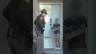Trooper Spots Kid Walking Along The Highway - Ride with the Hive