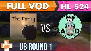 The Family vs The Amiable Duds - HL S24 Upper Bracket Round 1 - FULL VOD