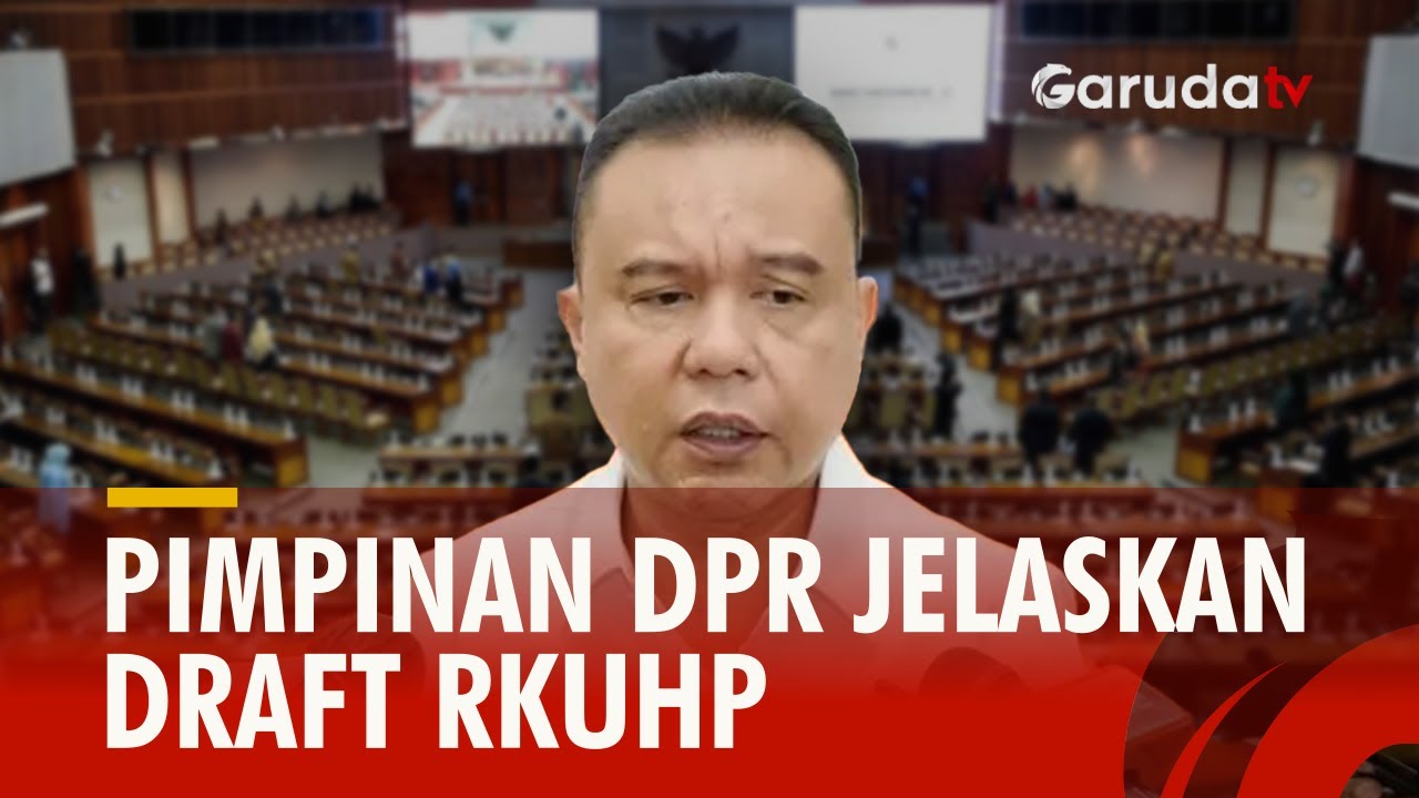 Wakil Ketua DPR RI Jelaskan Terkait Draft RKUHP - YouTube