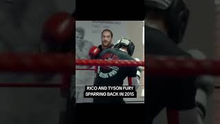 TYSON FURY AND RICO VERHOEVEN SPARRING FOOTAGE🤯 #boxing #tysonfury #ricoverhoeven #sparring