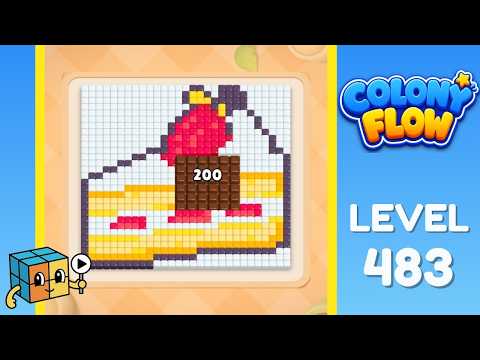 Colony Flow Level 483 Walkthrough Solution