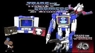 Transformers 40th anniversary G1 Soundwave Laserbeak & Ravage Retro toy review