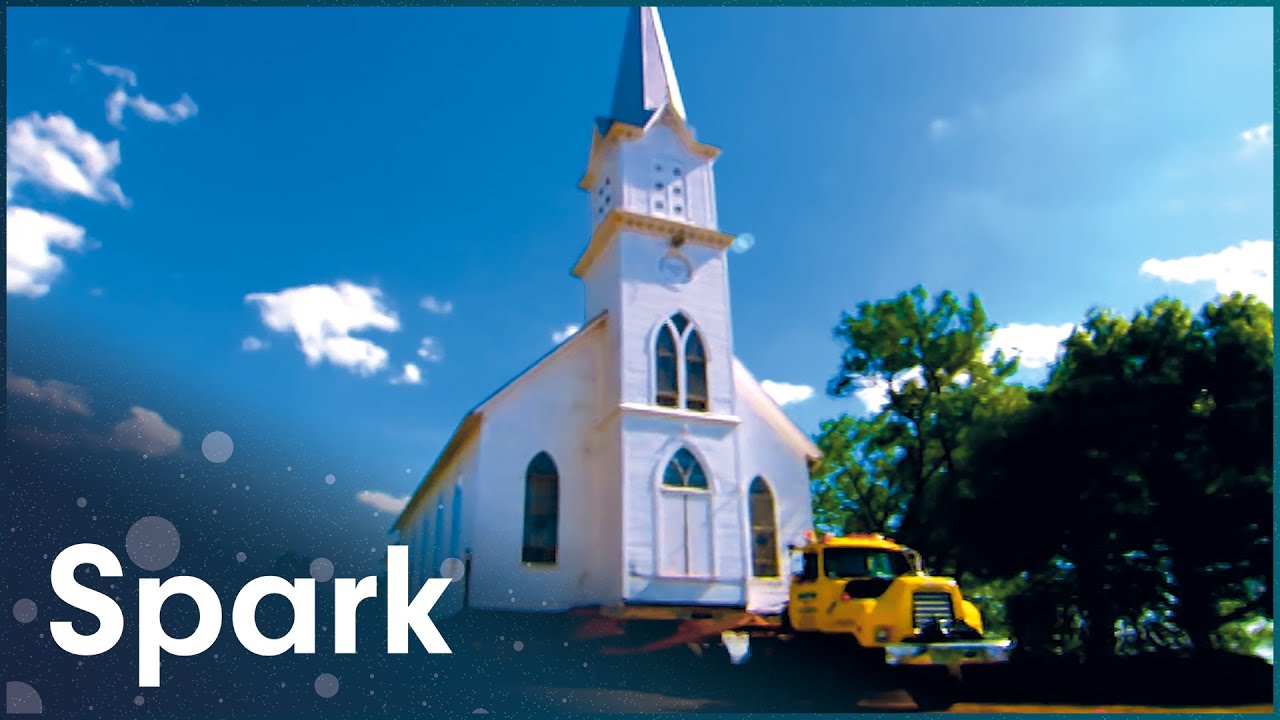 Documentary backdrop image for The Challenges Of Transporting A 140 Year-Old Historical Church (2022)
