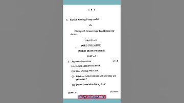 5TH SEMESTER PHYSICS HONORS//SOLID STATE PHYSICS NEW SYLLABUS BASED,UNDER BERHAMPUR UNIVERSITY -2021