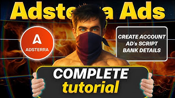 How to Create Adsterra Account, Generate Ads Script & Add Payment Method | Full Tutorial 2025