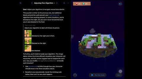 Solution of “Adjusting Your Algorithm” Swift Playgrounds