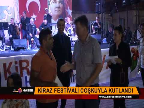 KİRAZ FESTİVALİ COŞKUYLA KUTLANDI