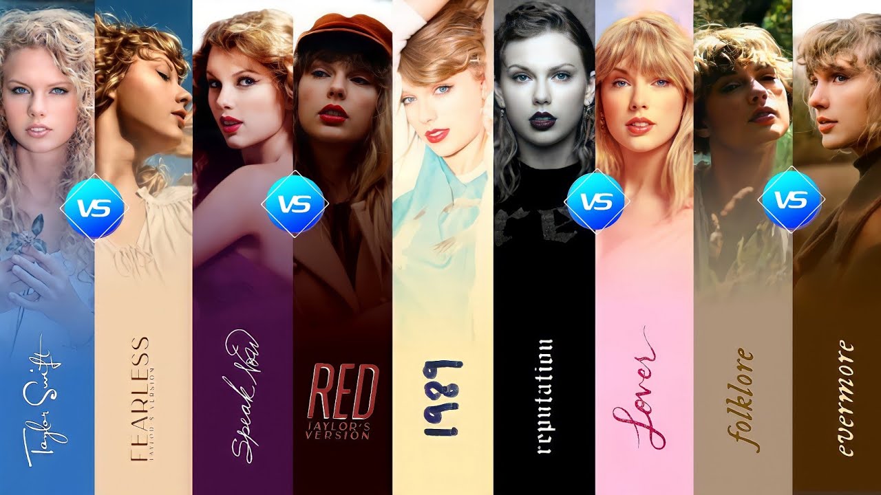TAYLOR SWIFT DISCOGRAPHY - ALBUM BATTLE | Midnights NEW ALBUM | taylor lover
