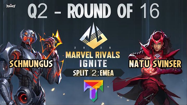 Schmungus vs. NATU SVINSER - Marvel Rivals Ignite: EMEA Open Qualifier #2