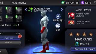 DC Legends Captain Atom goes Legendary