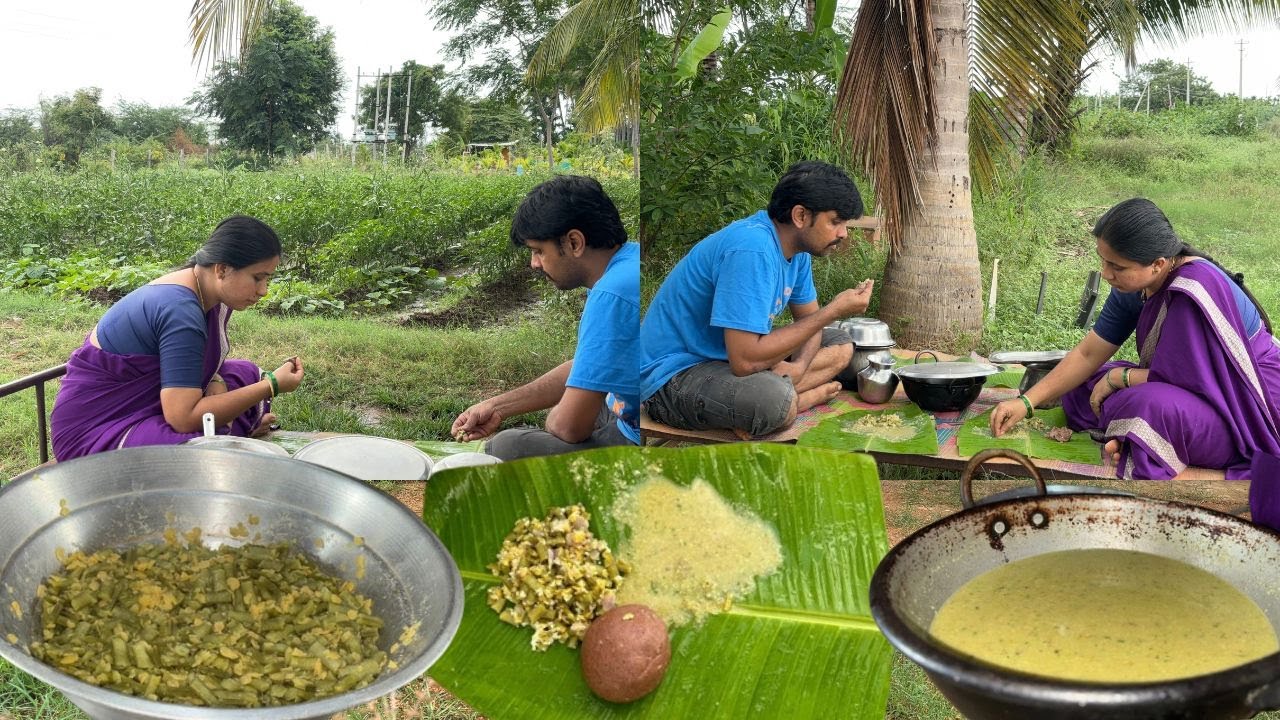 Village Style Gorikayi Recipe|Grown Gorikayi|Harvested Gorikayi Recipe|Family Traditional Life