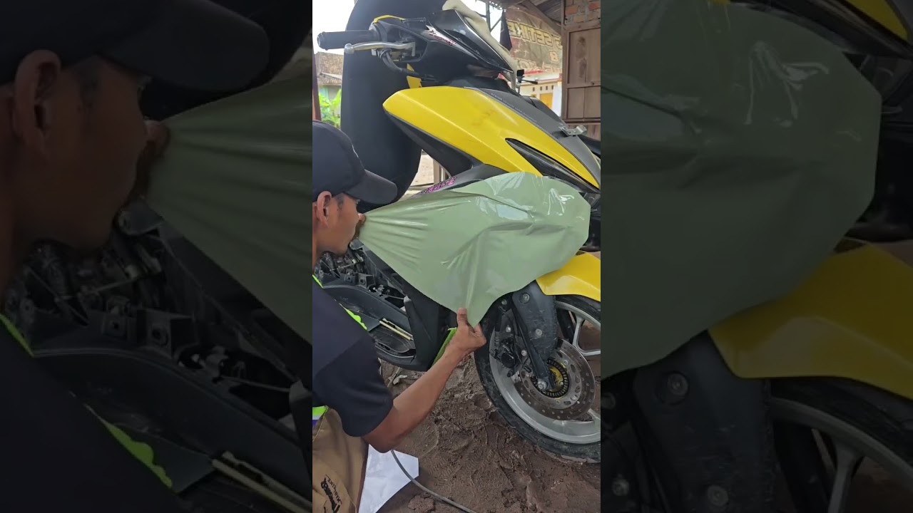 full skotlet Aerox warna khaki green 