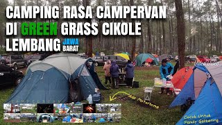 BERKEMAH ALA CAMPERVAN DI GREEN GRASS CIKOLE CAMPING SITE LEMBANG | BANDUNG BARAT #VIDEAVIDEO