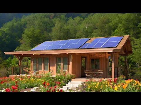 48 Georgia USA Style Forest Low Cost Off-Grid Small House Design Ideas for Off Grid Living