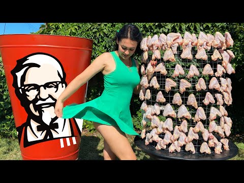 Хруст Этих Куриных КРЫЛЫШЕК KFC с Картофелем ФРИ сведет вас с ума!