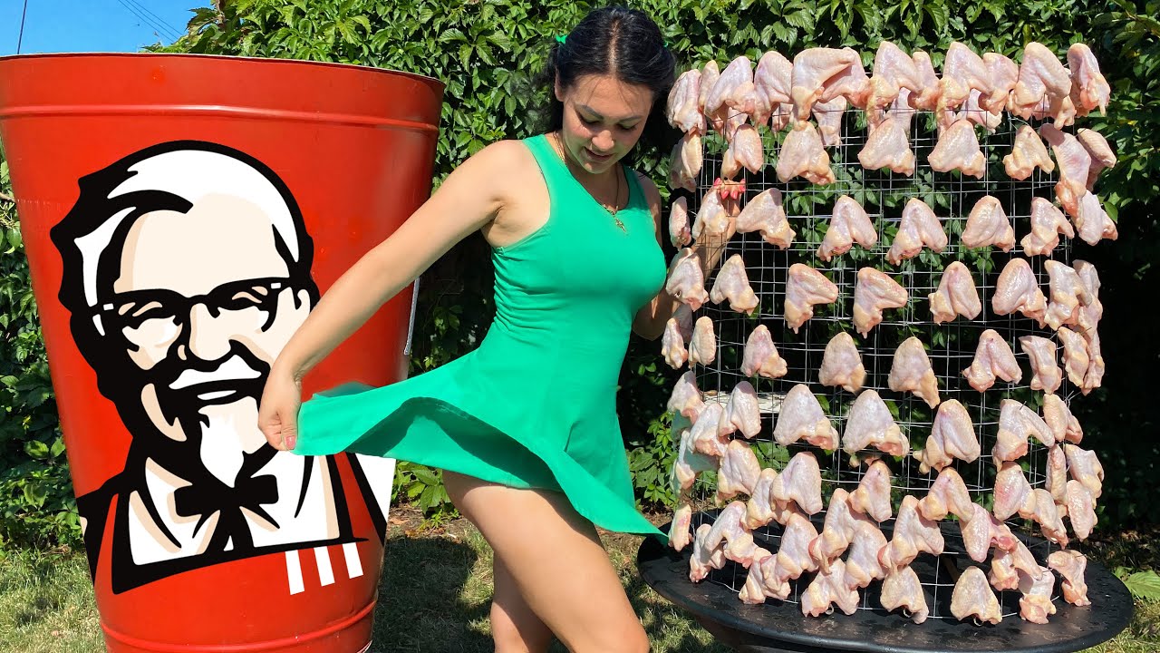 Хруст Этих Куриных КРЫЛЫШЕК KFC с Картофелем ФРИ сведет вас с ума!