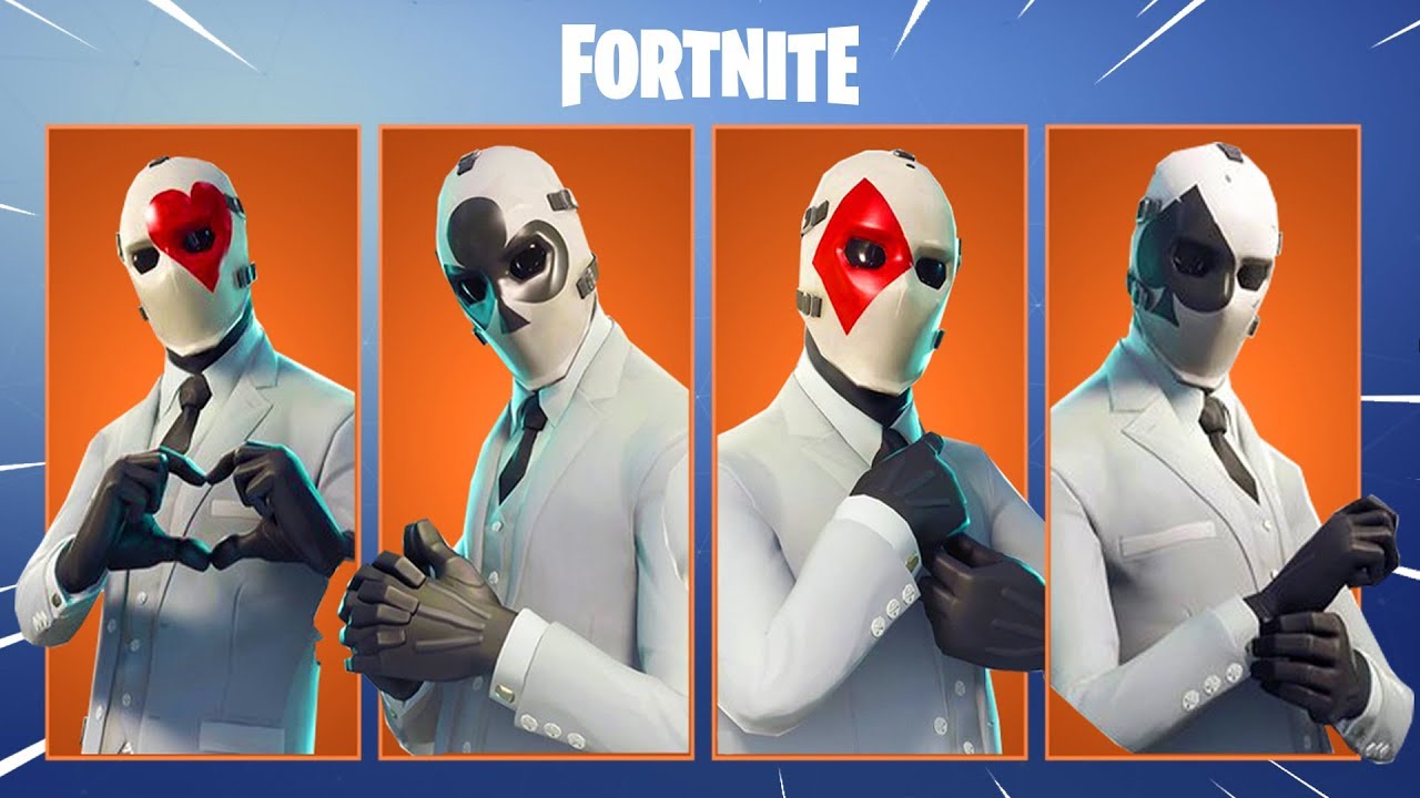 New Wild Card Set In Fortnite Four Skins In One Youtube - new wild card set in fortnite four skins in one