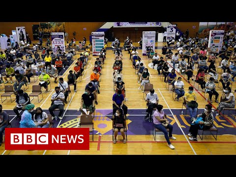 Thailand launches mass Covid vaccination drive  BBC News