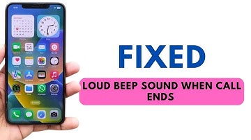 How to Fix iPhone makes loud beep sound when call ends