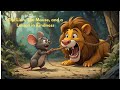 Kind Mouse and the Mighty Lion | Animated Bedtime Story | The Brave Little Mouse Saves the Lion