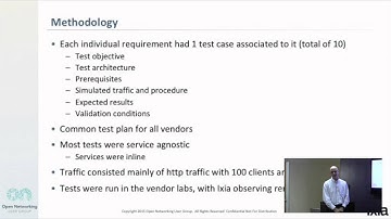 NEC Network Service Virtualization Testing Methodology with IXIA