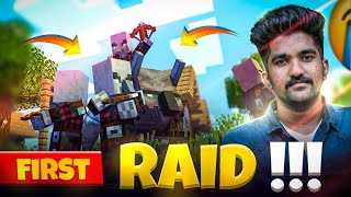 Our FIRST RAID In Minecraft 😲😱 Minecraft Malayalam EP06