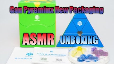 GAN PYRAMINX ENHANCED M UV NEW PACKAGING || ASMR UNBOXING