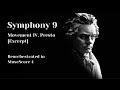 Ludwig van beethoven  excerpt from symphony no 9 movement iv presto  musescore 4