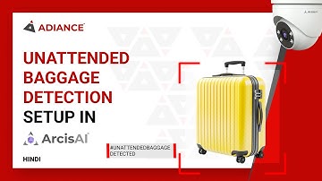 Unattended Object Detection | लावारिस सामान दिखने पर मिले अलर्ट  | ArcisAI Edge AI CCTV - Hindi