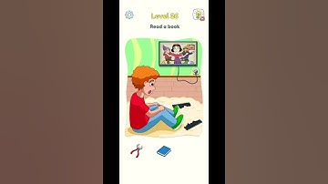 DOP 3 LEVEL 26 ANSWER - DISPLACE ONE PART 3 Read a Book - game play walkthrough