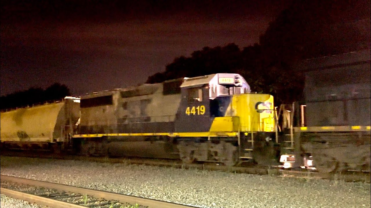 Trains | Very Rare Yn2 CSXT #4419 On M853-07. - YouTube