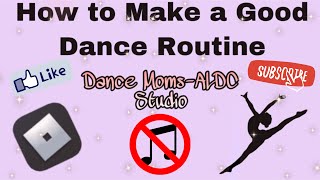 Tryouts Dance Routine for Maddie! #aldc #roblox #danceroutine