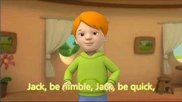 Jack, Be Nimble - Nursery Rhyme & Kids Song [SB 2e #5-21]★BIGBOX