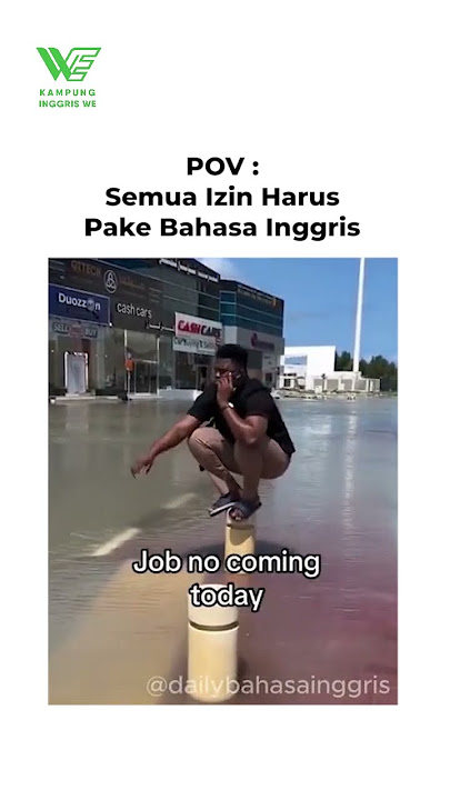 izin pake bahasa inggris - Kampung Inggris WE #kampunginggris #youtubeshorts