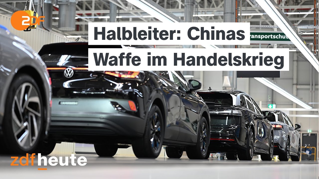 Chip-Krise: Der deutschen Autoindustrie droht ein Produktionsstopp | ZDF Mittagsmagazin