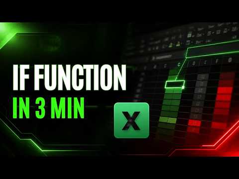 How to Use the IF Function in Excel (Quick Pass/Fail Tutorial)