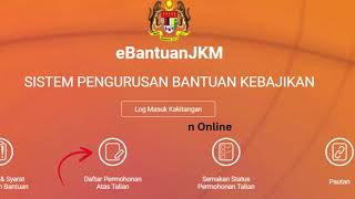 Cara Memohon Bantuan JKM Secara Online (Panduan Lengkap)