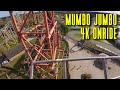 Mumbo Jumbo Front Row POV 4K 60fps Onride | Crazy S&S Coaster Flamingoland 2024