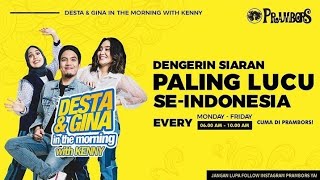 #01 #DGITM siaran februari - Desta sakti!! baca berita tapi matanya merem. #siaranradio