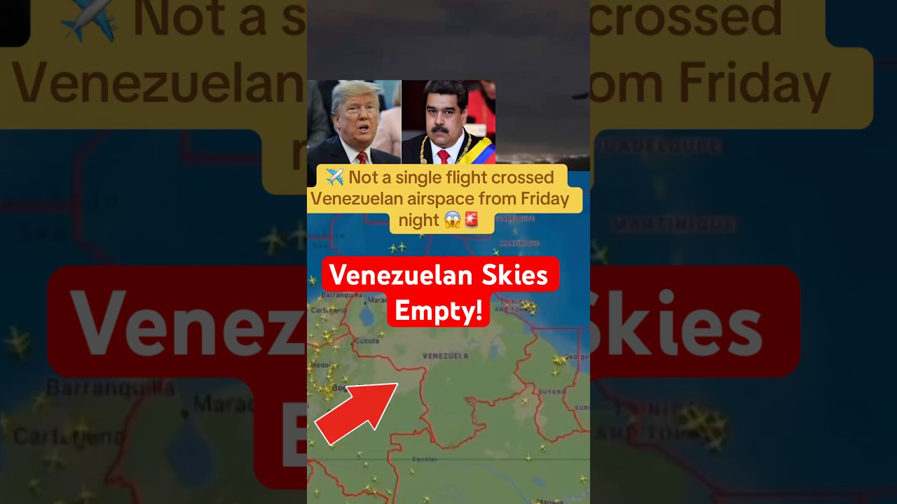 Venezuelan and Caribbean airspace  Shutdown😱🛫 