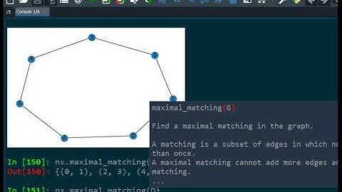 Matching Number using Python (Part 1) |Matching in Graph Theory