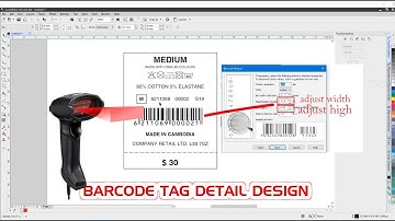 Barcode Sticker Design CorelDraw 2019 - Software Barcode