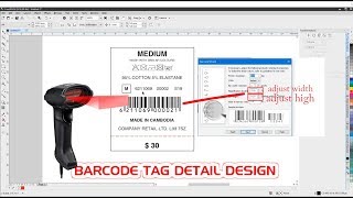 Barcode Sticker Design CorelDraw 2019 - Software Barcode screenshot 3